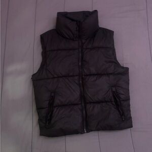 Old Navy Charcoal Puffer Vest